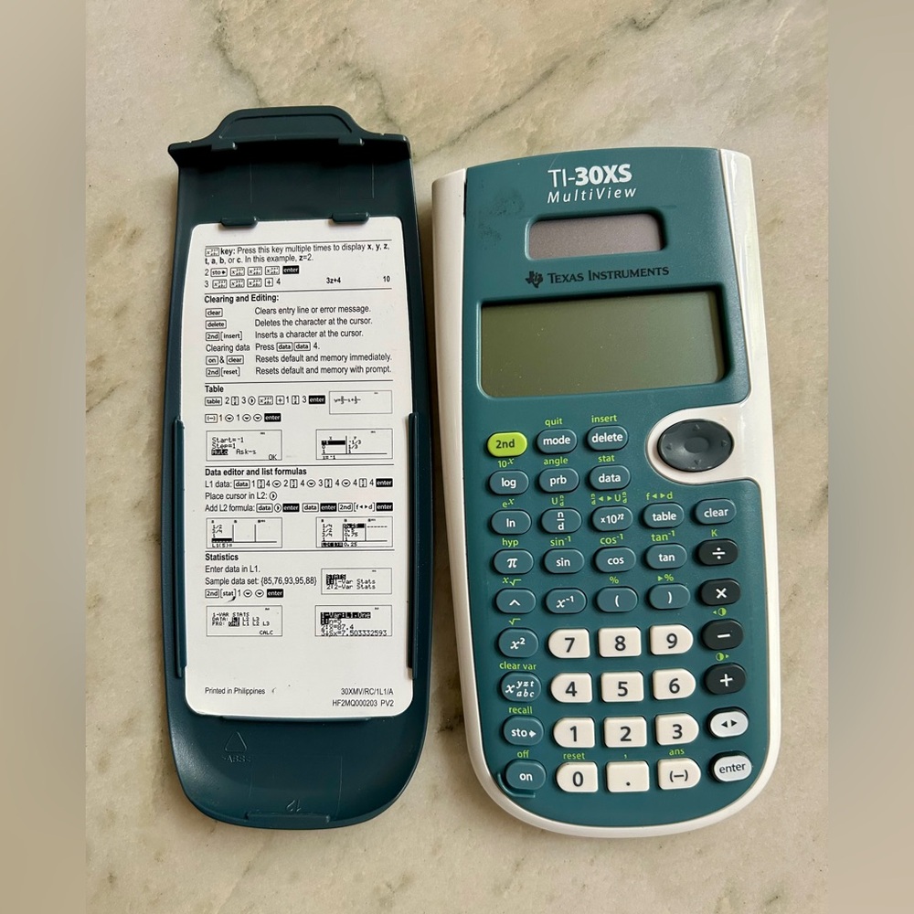 Texas Instruments TI-30XS MultiView Scientific Calculator - Blue